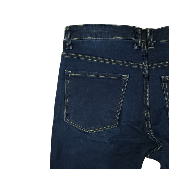 American Tall Jeans 34x36 Mens Carman Tapered Fit Low Rise Stretch Onyx Blue - Picture 10 of 12